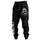 I'm Fine Skull Print Men's Fleece-lined Sweatpants