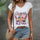 Daughter of the King Printed V-neck Women's Vest