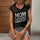Mom Just Like Dad Only Smarter Printed V-neck Women's Vest