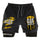 CAT Claw Pattern Print Men's Shorts