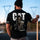 CAT Skull Graphic Printed Men's T-Shirt