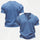 Casual Solid Color Men's Short-Sleeve Henley T-Shirt