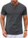 Solid Color Men's Stand-Up Collar 3-Button Polo Shirt