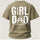 Girl Dad Her First Line of Defense Printed Men's T-Shirt Image - 11
