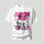 Gothic Skull Hearts Printed Men's T-Shirt