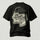 Flaming Burning Dice Skulls Printed Men's T-Shirt