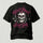 Y2K Sweet And Cool Style Heart Eye Skull Printed Men's T-Shirt