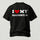 I Love My Daughter Printed Oversized Unisex T-shirt