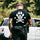 Vintage Biker K9 Dog Paw Skull Printed Men's T-Shirt