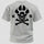 Vintage Biker K9 Dog Paw Skull Printed Men's T-Shirt