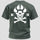 Vintage Biker K9 Dog Paw Skull Printed Men's T-Shirt