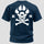 Vintage Biker K9 Dog Paw Skull Printed Men's T-Shirt
