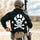 K9 Military Dog Paw Skull Printed Fleece-lined Unisex Hoodie