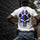 Thin Blue Line K9 Punisher Skull T-Shirt