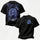 Viking Shield and Crow Printed Oversized Unisex T-shirt
