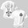 Viking Deer Skull Printed Oversized Unisex T-shirt