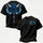 Blue Hannya Mask Printed Oversized Unisex T-shirt
