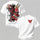 Japanese Red Hannya Demon Graphic Printed Oversized Unisex T-shirt