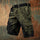 Vintage Viking Trendy Men's Zipper Shorts (No Belt Included)