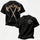 Viking Crossed Battle Axes Printed Oversized Unisex T-shirt