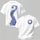 Blue Tentacle art Graphic Printed Oversized Unisex T-shirt