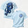 Blue Octopus art Graphic Printed Oversized Unisex T-shirt
