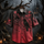 Halloween Raven Skull Graphic Print Short Sleeve Button-Up Men's Shirt