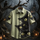 Halloween Black Cat Print Short Sleeve Button-Up Men's Shirt
