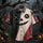 Halloween Stitched Scarecrow Button-Eye Print Short Sleeve Button-Up Men's Shirt
