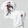 Japanese Tengu & Hannya Mask Printed Oversized Unisex T-shirt
