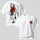Japanese Red Oni Samurai Printed Oversized Unisex T-shirt
