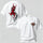 Red Hannya Mask Printed Oversized Unisex T-shirt
