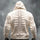 Skeleton Rib Cage Horror Graphic Halloween Hoodie Printed Fleece-lined Unisex Hoodie Image - 1