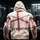 Blood Gothic Skeleton Halloween Hoodie Printed Fleece-lined Unisex Hoodie Image - 1