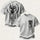 Distressed American Flag Skull  Printed Oversized Unisex T-shirt