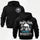 “Less perfection, more authenticity. ” skull Printed Fleece-lined Unisex Hoodie Image - 3
