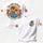Island and Sunset Tropical Graphic Printed Oversized Unisex T-shirt