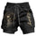 motorcycle Stay Wild Skull Ride Forever printed Men's Shorts