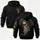 motorcycle Stay Wild Skull Ride Forever  Printed Fleece-lined Unisex Hoodie