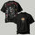 Moonlit Samurai & Oni Mask Printed Oversized Unisex T-shirt