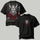 Silver Oni Mask & Red Spider Lily Printed Oversized Unisex T-shirt