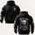 The Bone Road Motorcycle Syndicate Printed Fleece-lined Unisex Hoodie