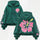 Seashell Floral Butterfly Ocean Spirit Hoodie Printed Fleece-lined Unisex Hoodie