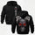 Stay Wild Motorcycle Skull Printed Fleece-lined Unisex Hoodie