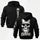 Forever Outlaw Motorcycle Skull Printed Fleece-lined Unisex Hoodie
