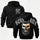 Born to Ride Motorcycle Skull Printed Fleece-lined Unisex Hoodie