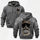 Motorcycle Skull Printed Fleece-lined Unisex Hoodie