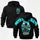 Moto Turbo Skull Printed Fleece-lined Unisex Hoodie