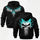 Born to Ride Skull Printed Fleece-lined Unisex Hoodie