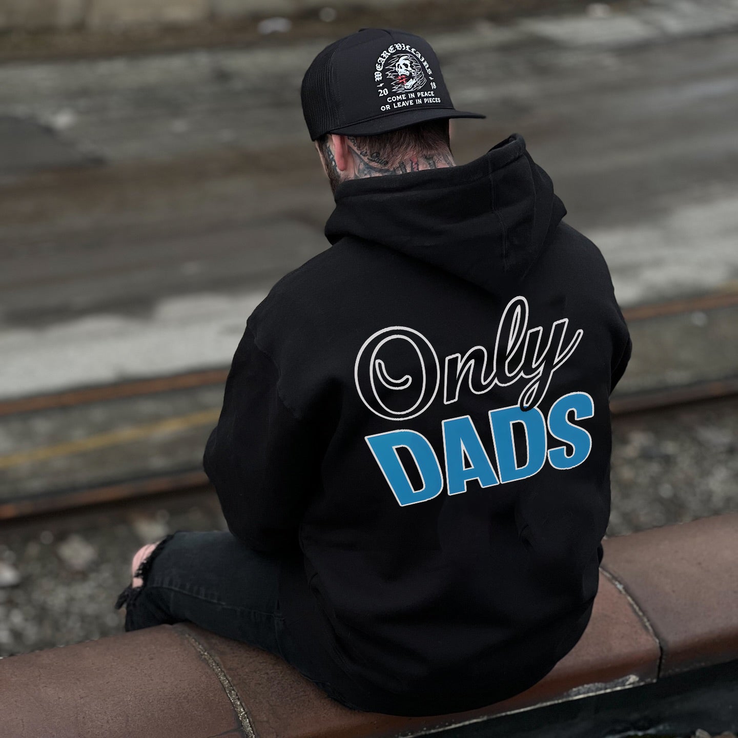Only Dads Fashion Printed Fleece-lined Unisex Hoodie